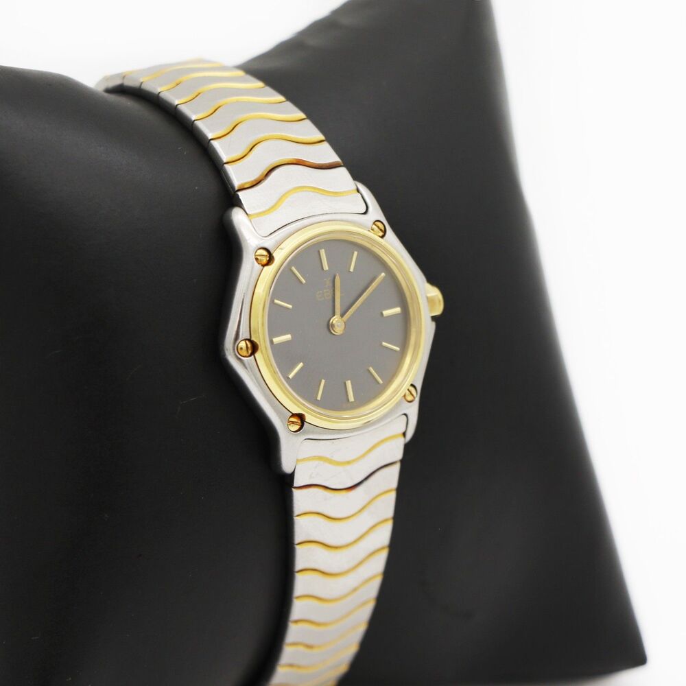 Vintage Ebel Sport Classic Two-Tone Stainless Steel & Gold – Grey Dial